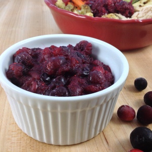 Cranberry Sauce with Bliss Bowl Background
